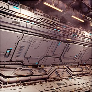Sci-Fi Architecture Panels Pack vol 02-PBR