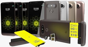 3ds realistic lg g5 colors