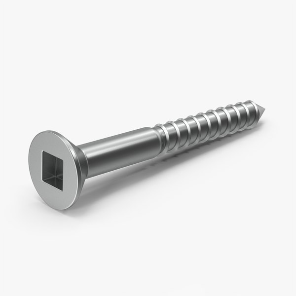 Square Head Screw 3D 모델 TurboSquid 1972743
