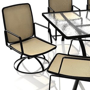 Pool and Patio Furniture with swivel rocker