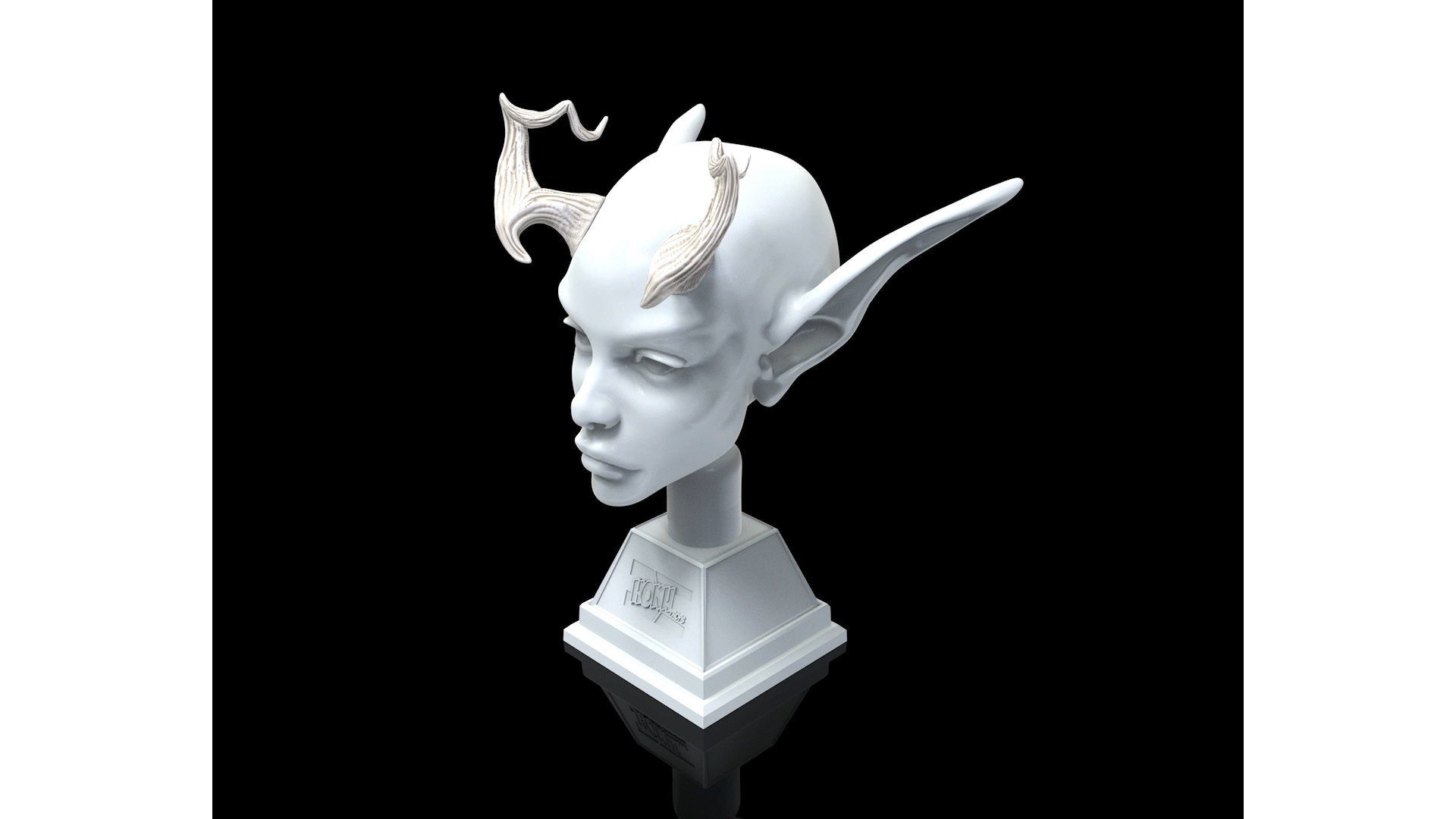 3D Model Horn Style 24 Print File For Costume And Cosplay Accessories