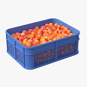 Peach Plastic Crate model
