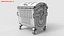 Metal Garbage Container Iron - PBR