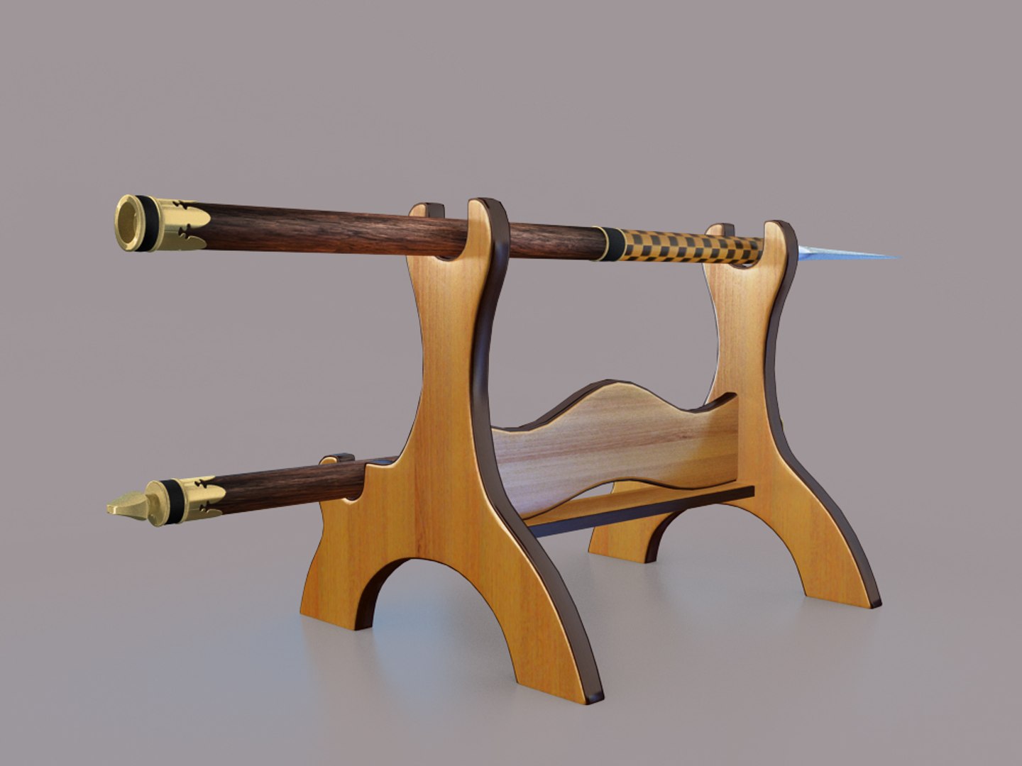 Japanese Yari 3d Max
