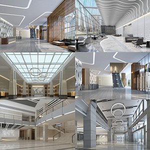 Modern Hall Collection 04 3D model