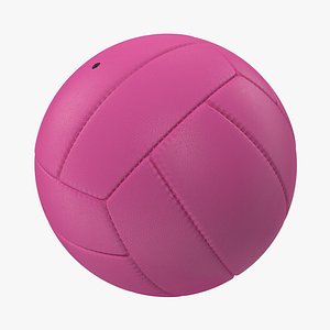volleyball ball pink 3d model