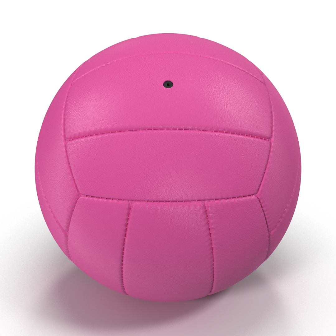 volleyball ball pink 3d model