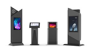 3D model Electronic Kiosk Collection