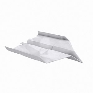 paper plane 3d max