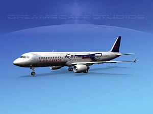 3d model scale airbus