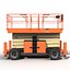 3d model of engine powered scissor lift