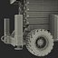 3d model of engine powered scissor lift