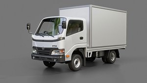 3D Toyota Dyna 2015 Cargo Truck model