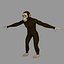 Monkey - Textured - 3ds Max