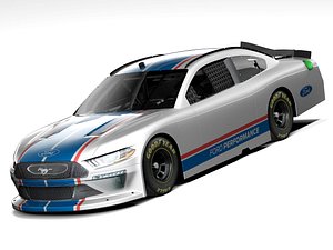 3D Ford Mustang NASCAR 2020