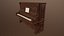 Pianoforte antico - PBR Game Ready