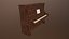 Pianoforte antico - PBR Game Ready