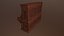 Pianoforte antico - PBR Game Ready