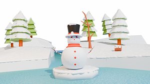Winter low poly