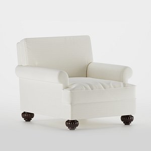 BAKER Bespoke Chair With Weltless Sock T Arm