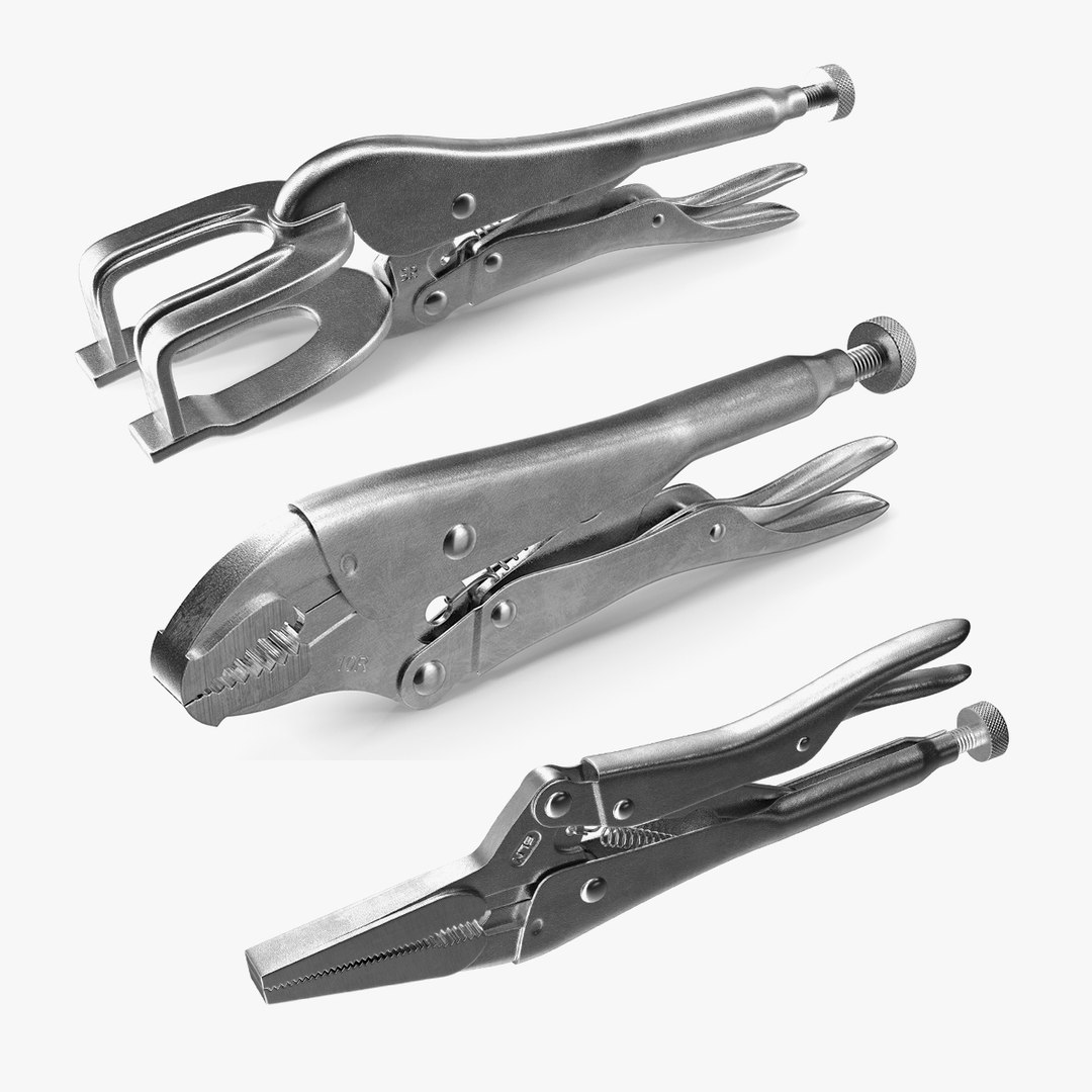 Vise Grips Collection 3D model preview