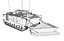 Alta fidelidade do Corpo de Fuzileiros Navais Amtrack LVTE-1