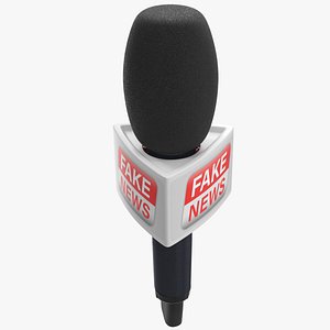 Fake News Handheld Microphone Triangular
