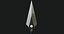 Fantasy Spear05 Glow GameReady Unity PBR  Unreal Engine V-Ray Arnold Textures Included