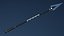 Fantasy Spear05 Glow GameReady Unity PBR  Unreal Engine V-Ray Arnold Textures Included