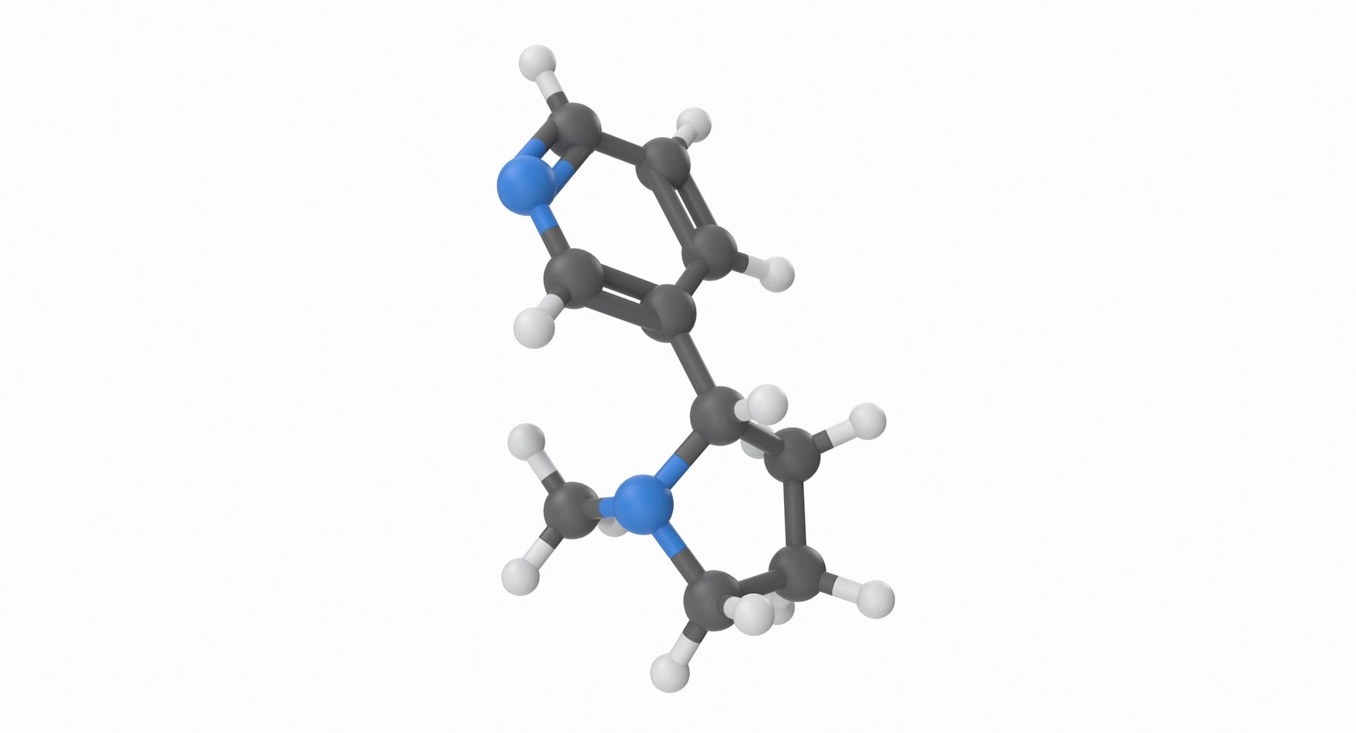 nicotine molecule 3D model https://p.turbosquid.com/ts-thumb/dK/UfoYMJ/pxFItaEr/nice_color0005/jpg/1574402510/1920x1080/fit_q87/2f6d87fe348119a46d1efea98186781cb978d533/nice_color0005.jpg
