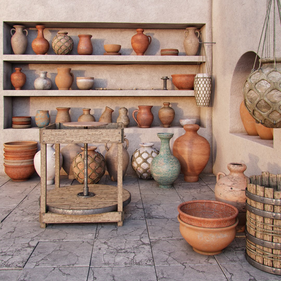 3D pottery TurboSquid 1524383