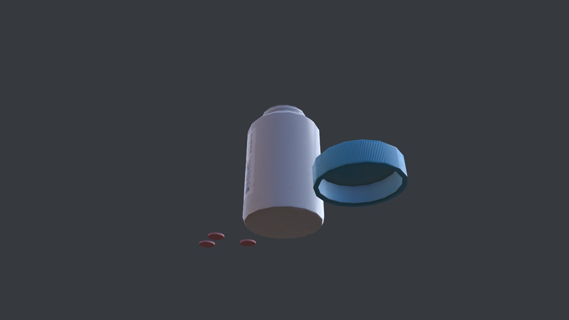 3D Model Pills Hydrocontin - TurboSquid 1727125