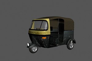 3d car toktok 3 wheel