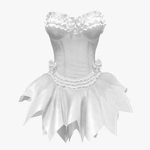 Bridal Corset With Tutu Skirt