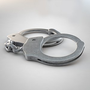 3d chain-linked handcuffs