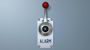 Industrial lever 3D model