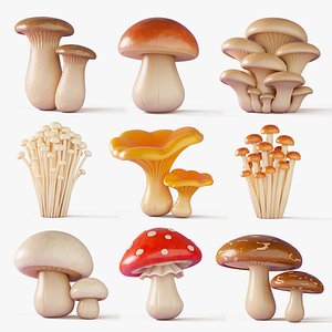 Cartoon Mushroom Collection