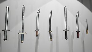 Cellshaded Stylized Swords Weaponpack
