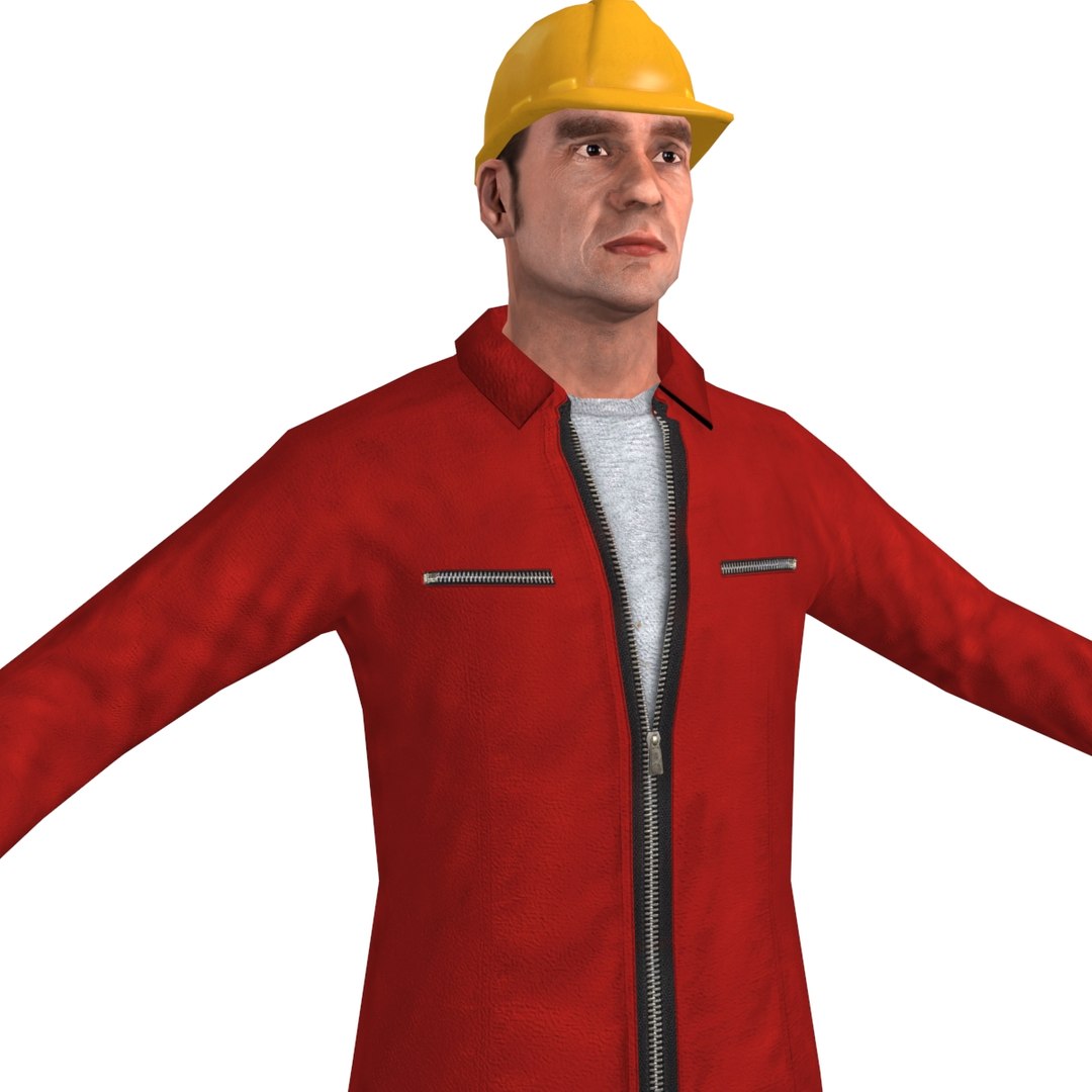 Max Rigged Worker Man