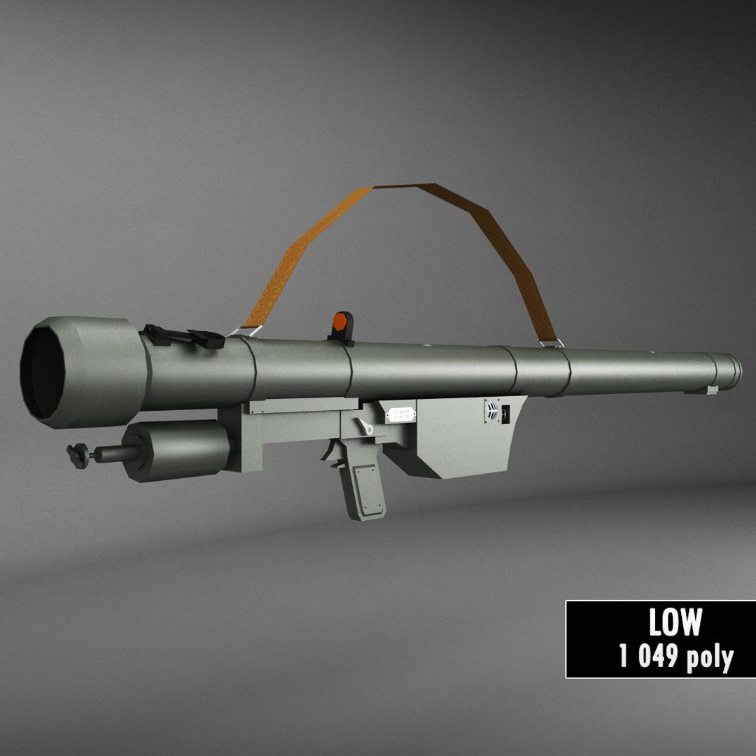 Sa-7 Gral Launcher Rocket 3ds