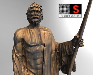 Wooden man 3 monument