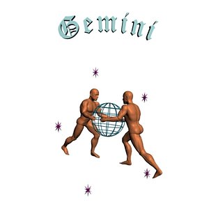 gemini - zodiac 3d max
