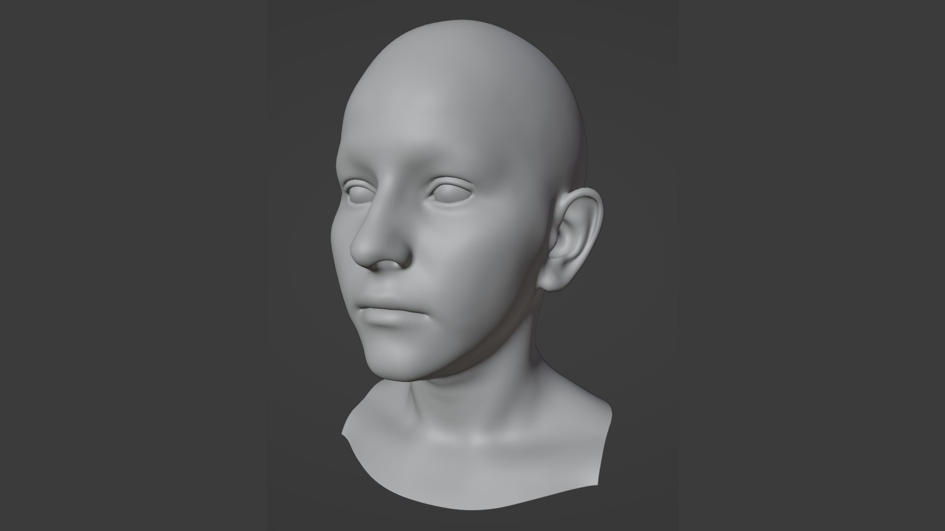 Realistic Female Head 3D Model 3D Model Model - TurboSquid 2213527