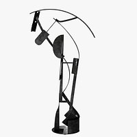 Alex Corno Dancing Star abstract metal sculpture