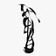 Alex Corno Dancing Star abstract metal sculpture