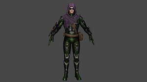 Green Goblin Low-poly 3D model