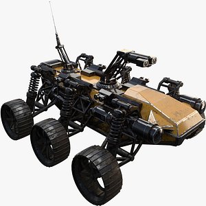 rover military robot 3D model