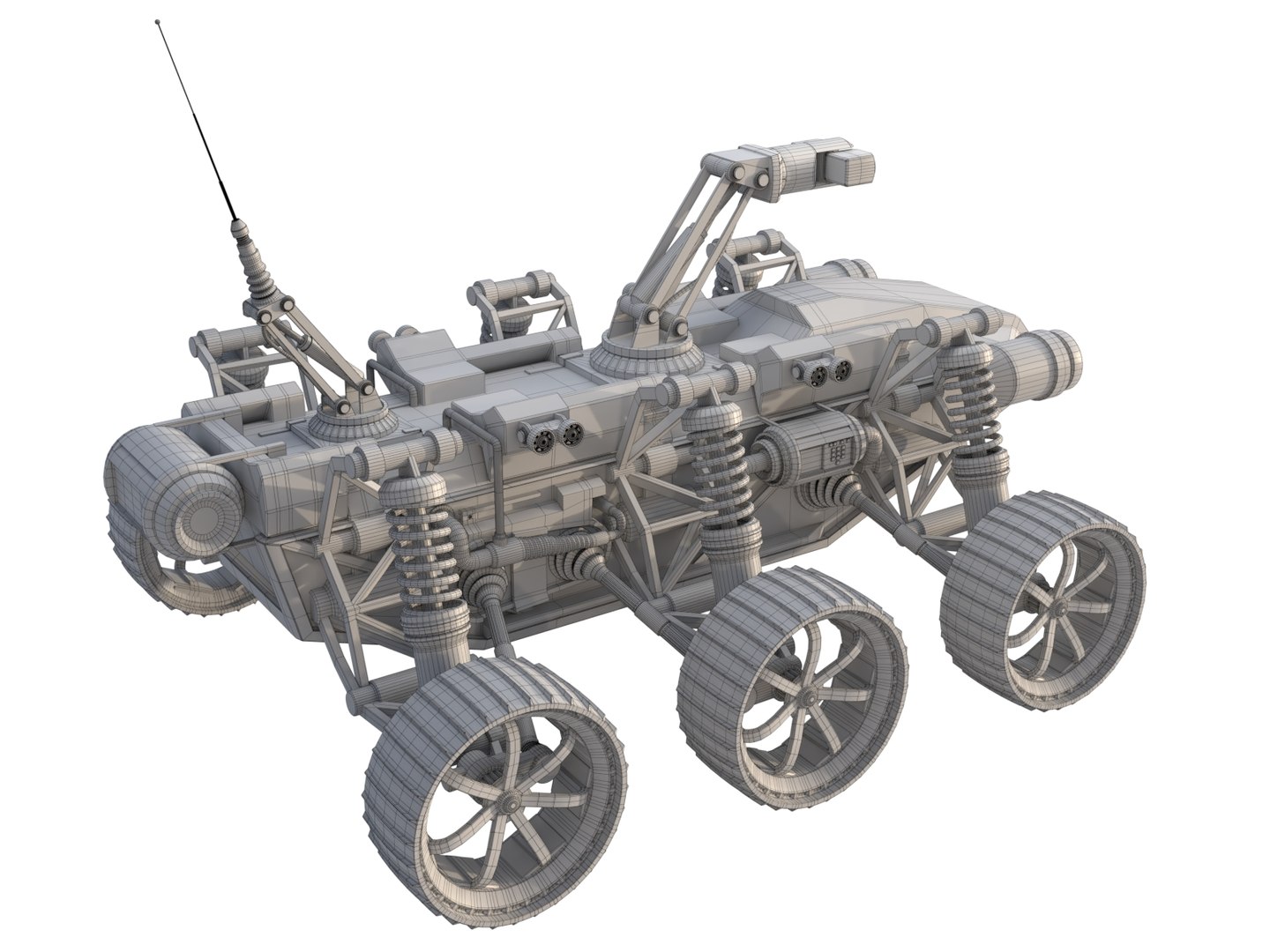 Rover Military Robot 3D Model - TurboSquid 1384441