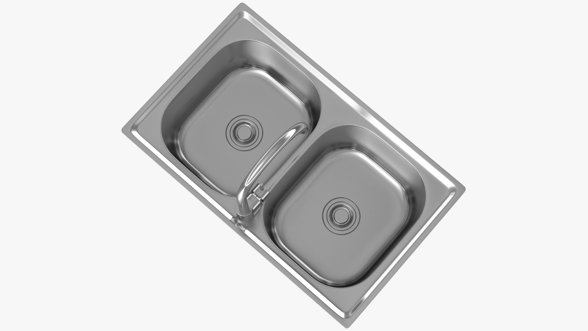 Realistic Kitchen Sink 3d Model Turbosquid 1518493