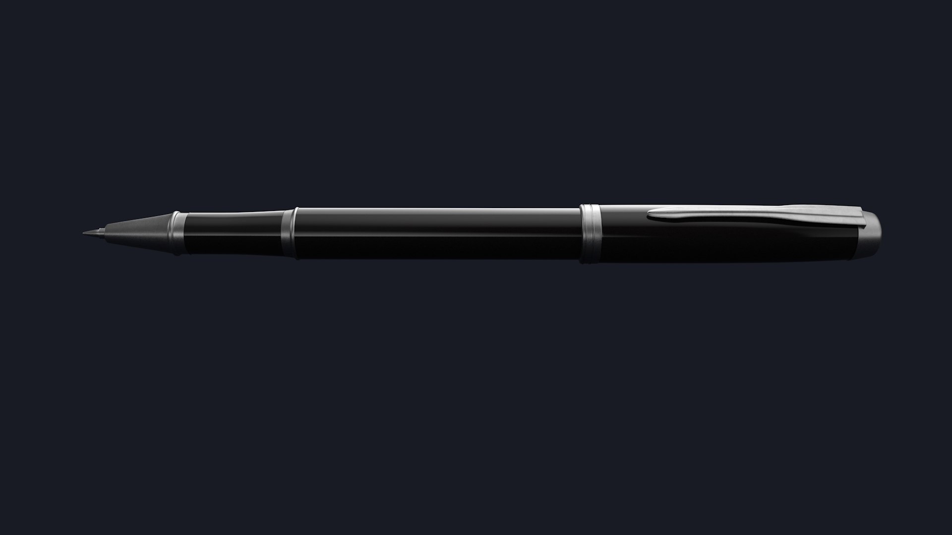 Silver Black Pen model https://p.turbosquid.com/ts-thumb/dL/15WXFx/1Q/tt/jpg/1649692685/1920x1080/fit_q87/f001c89fa91d568ddc47f93f9080a4efbdc9157a/tt.jpg